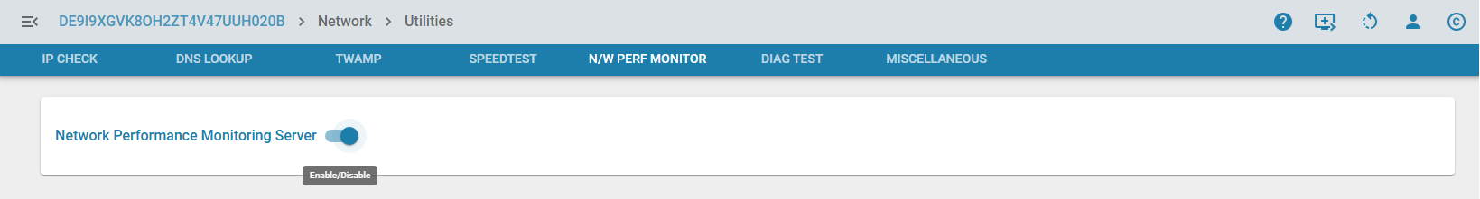 QoS NPM Server Configuration