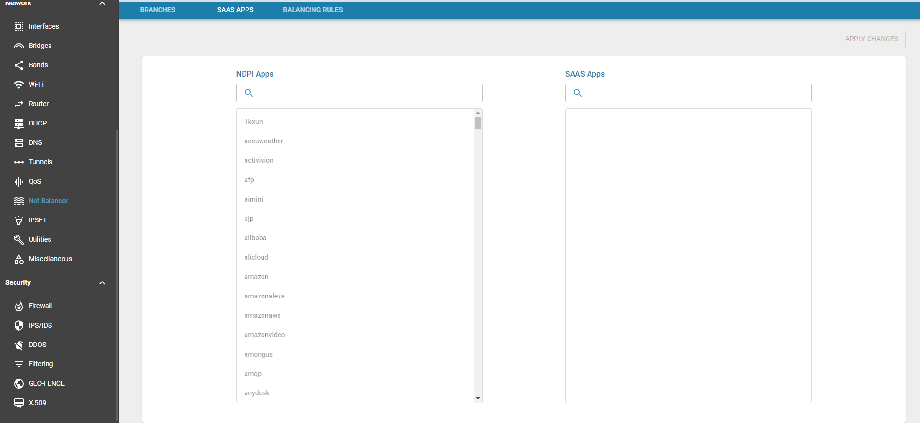 SAAS Apps Configuration