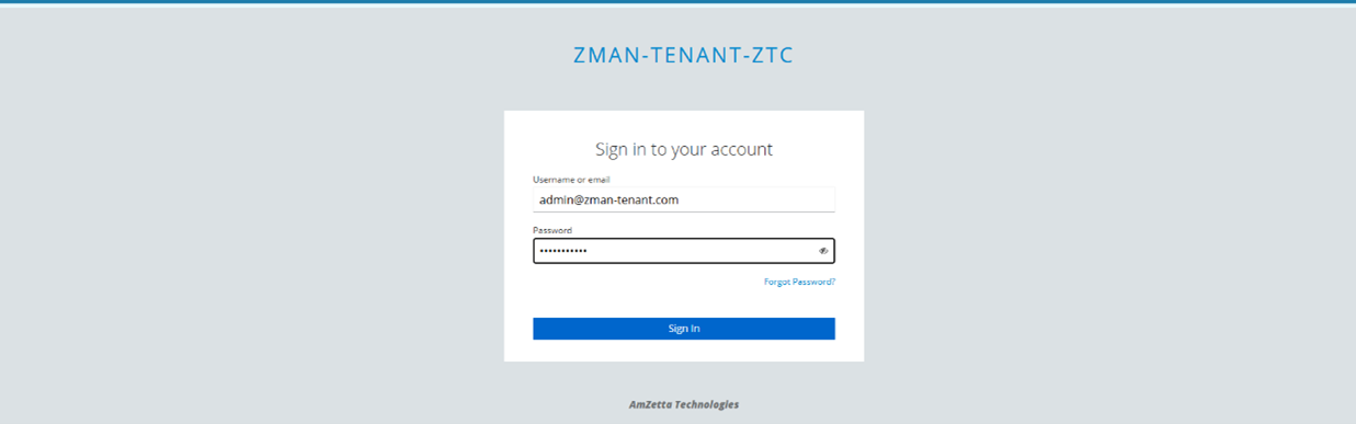 zID Login Portal