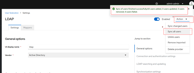Sync LDAP Users